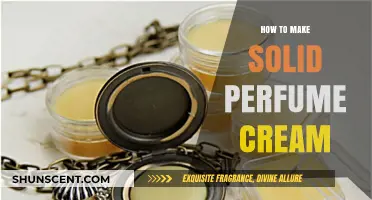 Creating Solid Perfume Cream: A Beginner's Guide