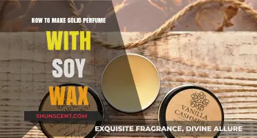Make Solid Perfume with Soy Wax: A Creative Guide