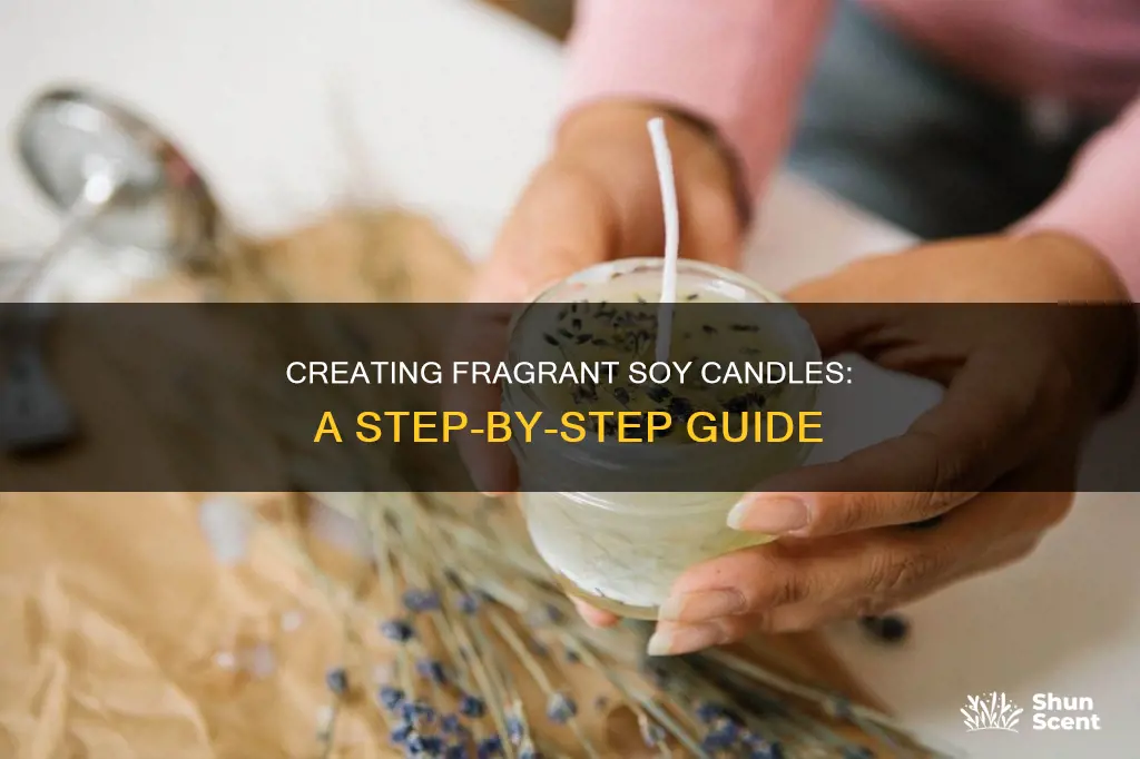 how to make soy candles with fragrance