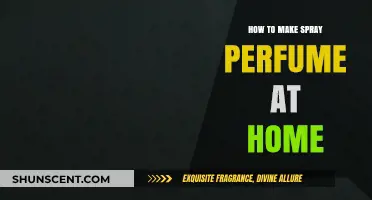 Creating Your Own Spray Perfume at Home