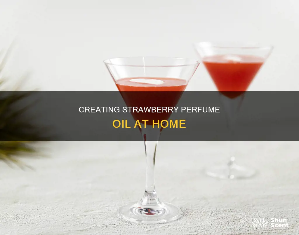 how to make strawberry perfume oil