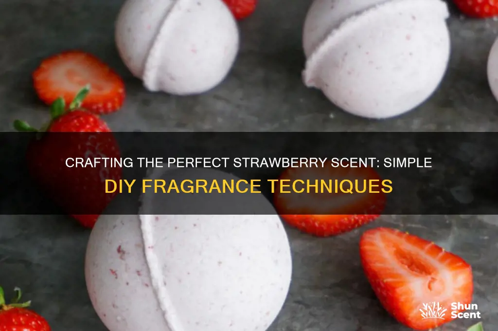 how to make strawberry scent
