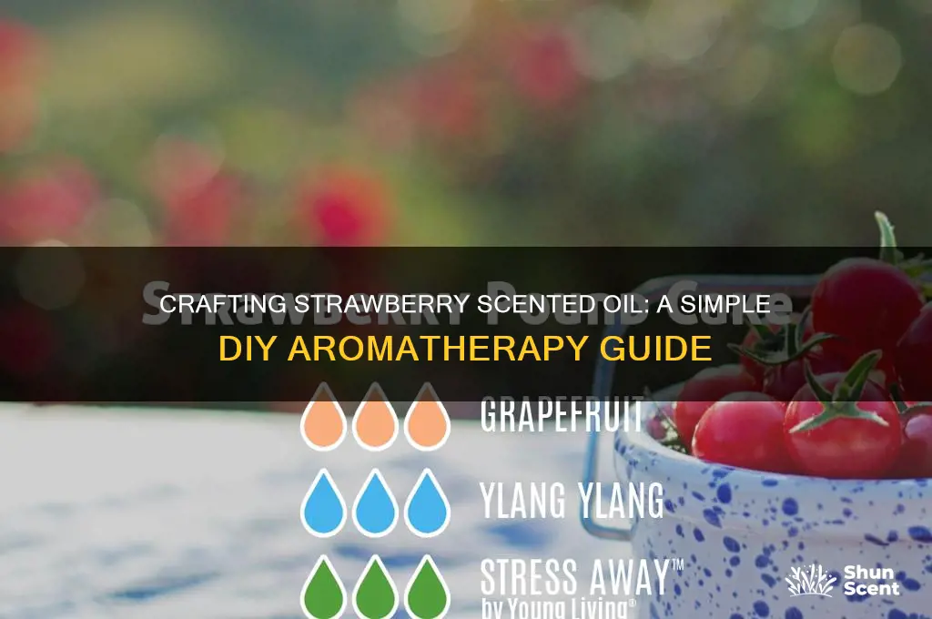 how to make strawberry scented oil