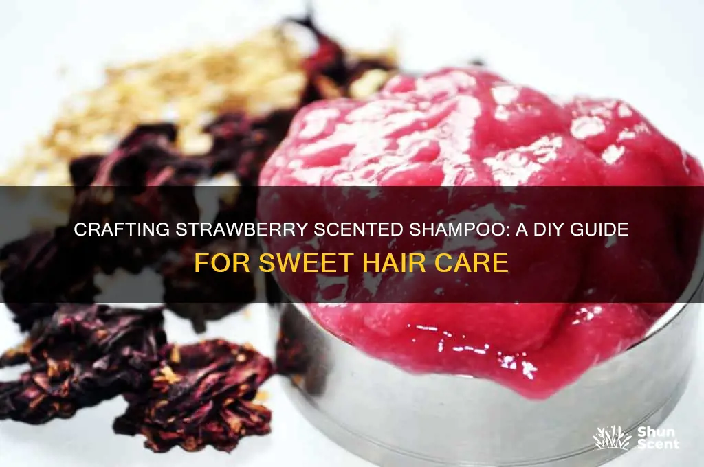 how to make strawberry scented shampoo