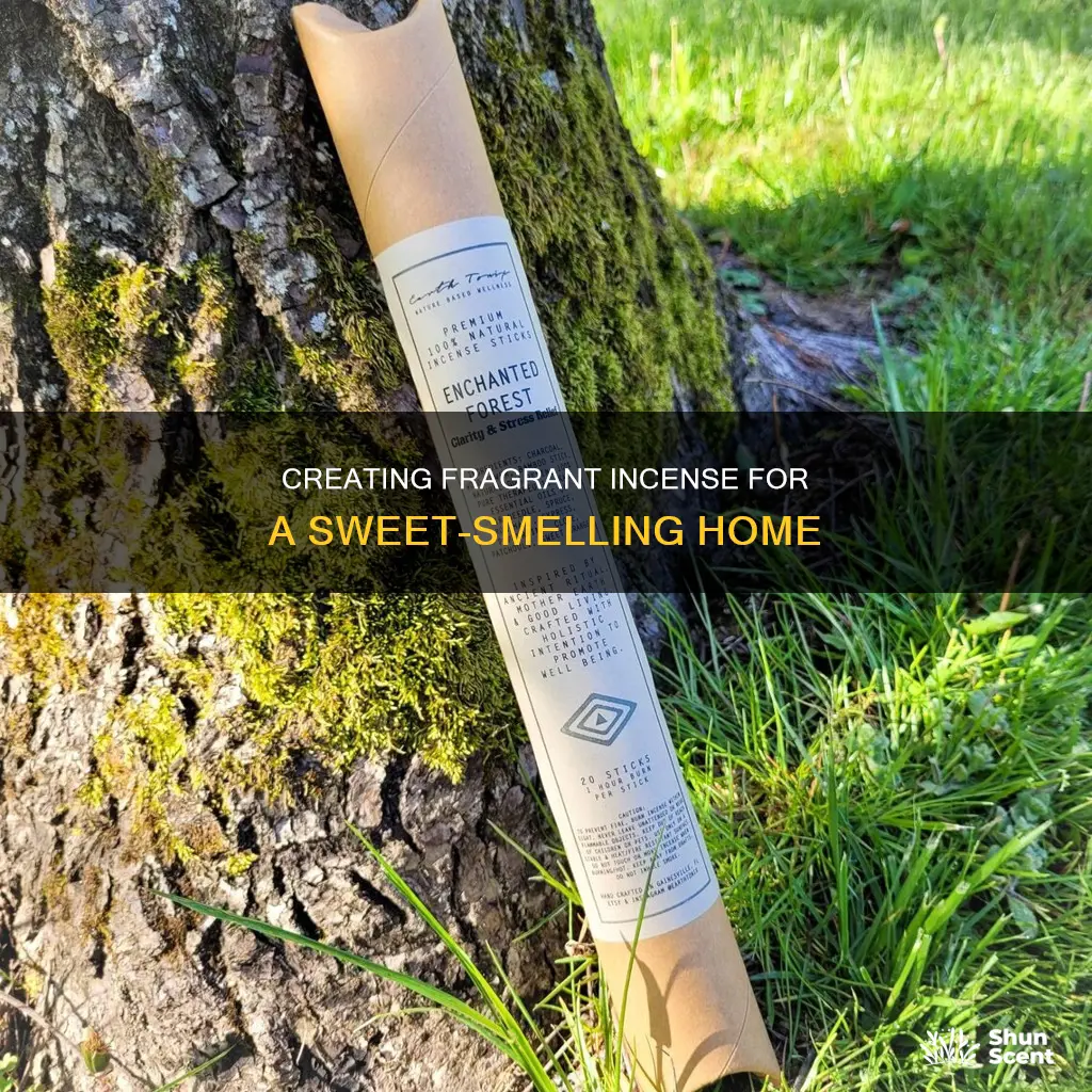 how to make sweet smelling incense