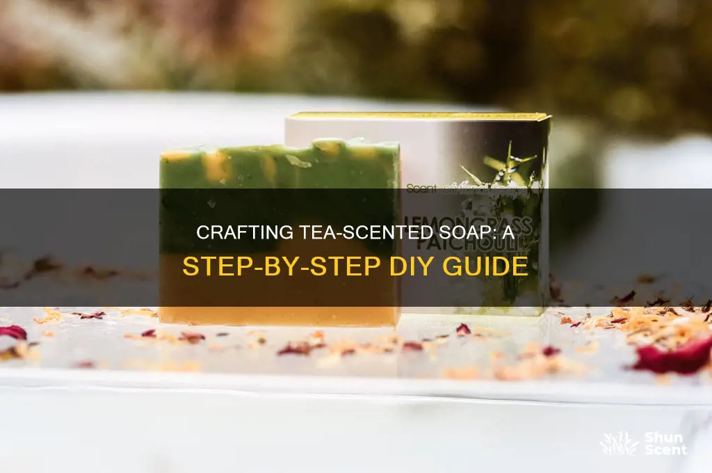 how to make tea scented soap