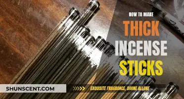 Thick Incense Sticks: Crafting the Perfect Blend