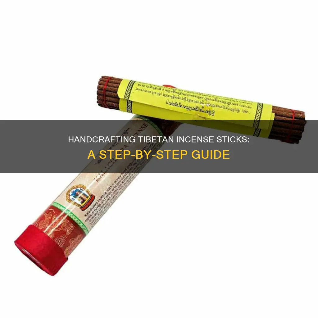 how to make tibetan incense sticks
