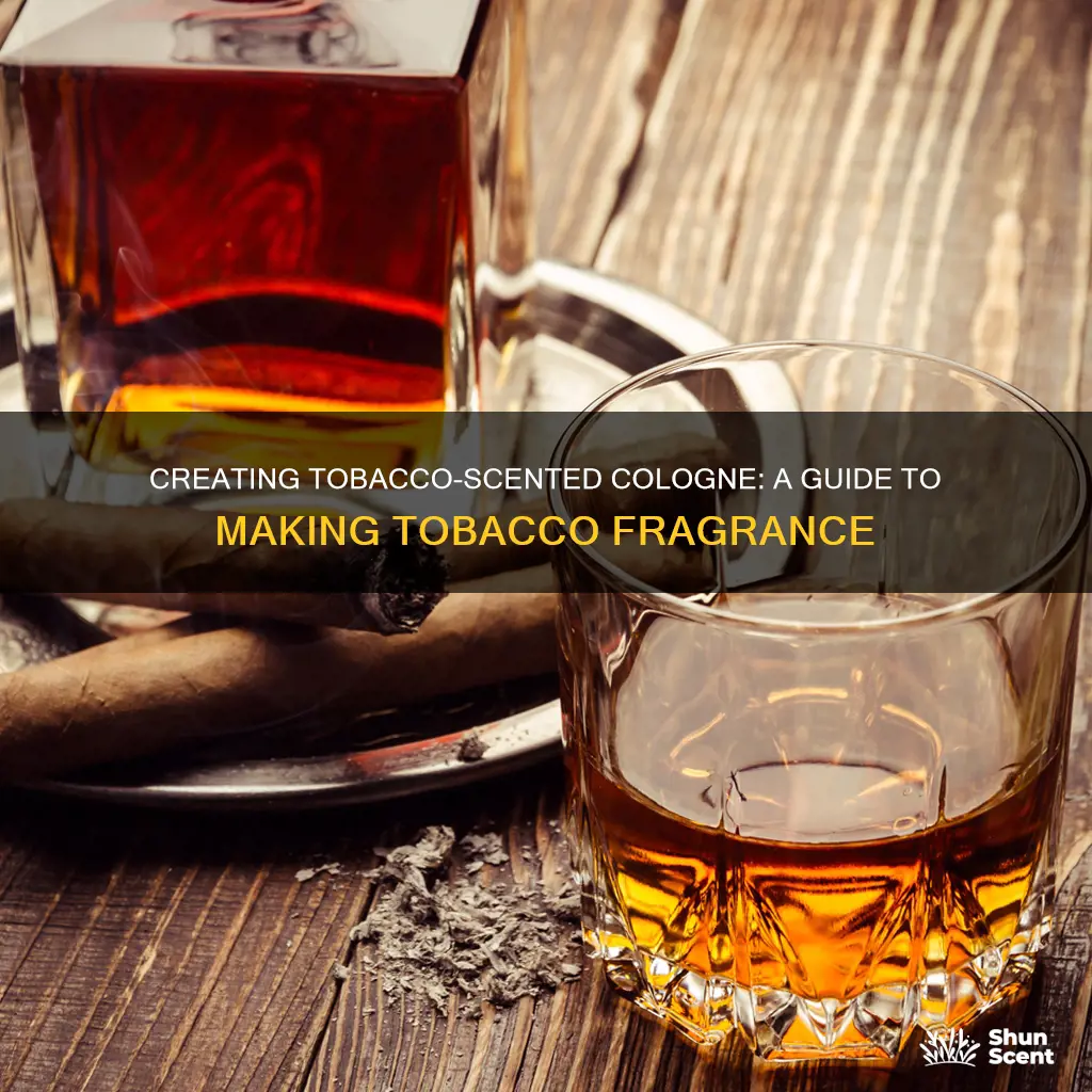 how to make tobacco cologne