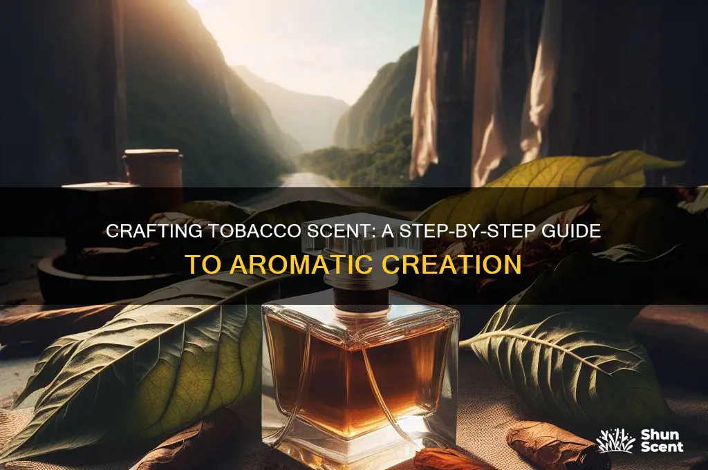 how to make tobacco scent