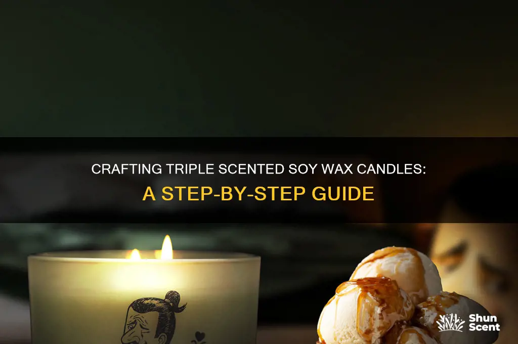 how to make triple scented soy wax candles