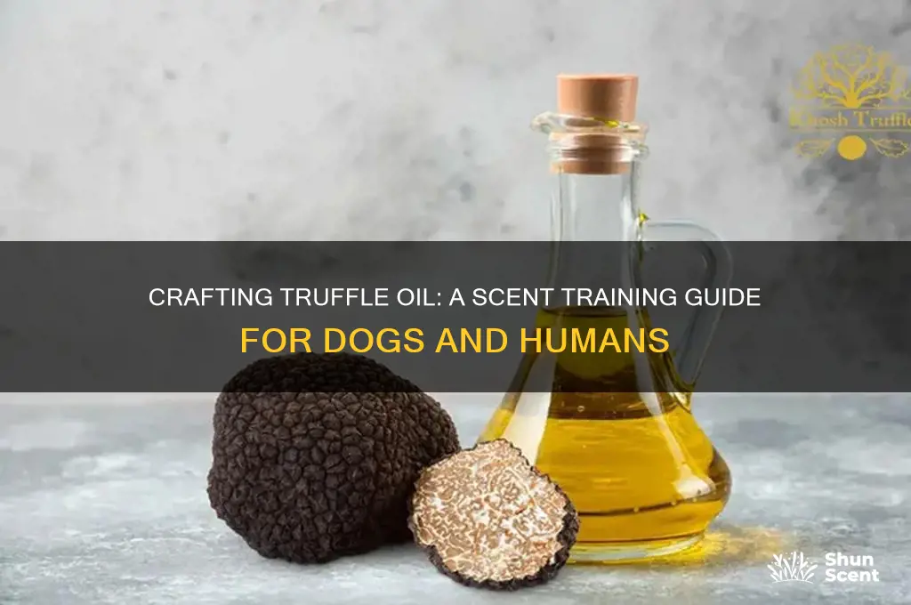 how to make truffle oil for scent training