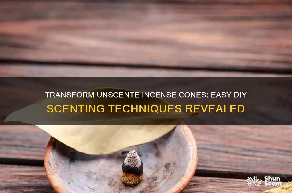 how to make unscented incense cones scented