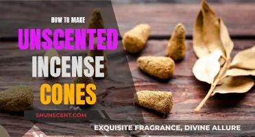 Making Unscented Incense Cones: A Step-by-Step Guide