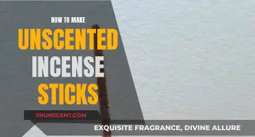 Making Unscented Incense: A Step-by-Step Guide