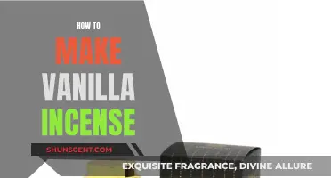 Vanilla Incense: Crafting Your Own Aromatic Experience