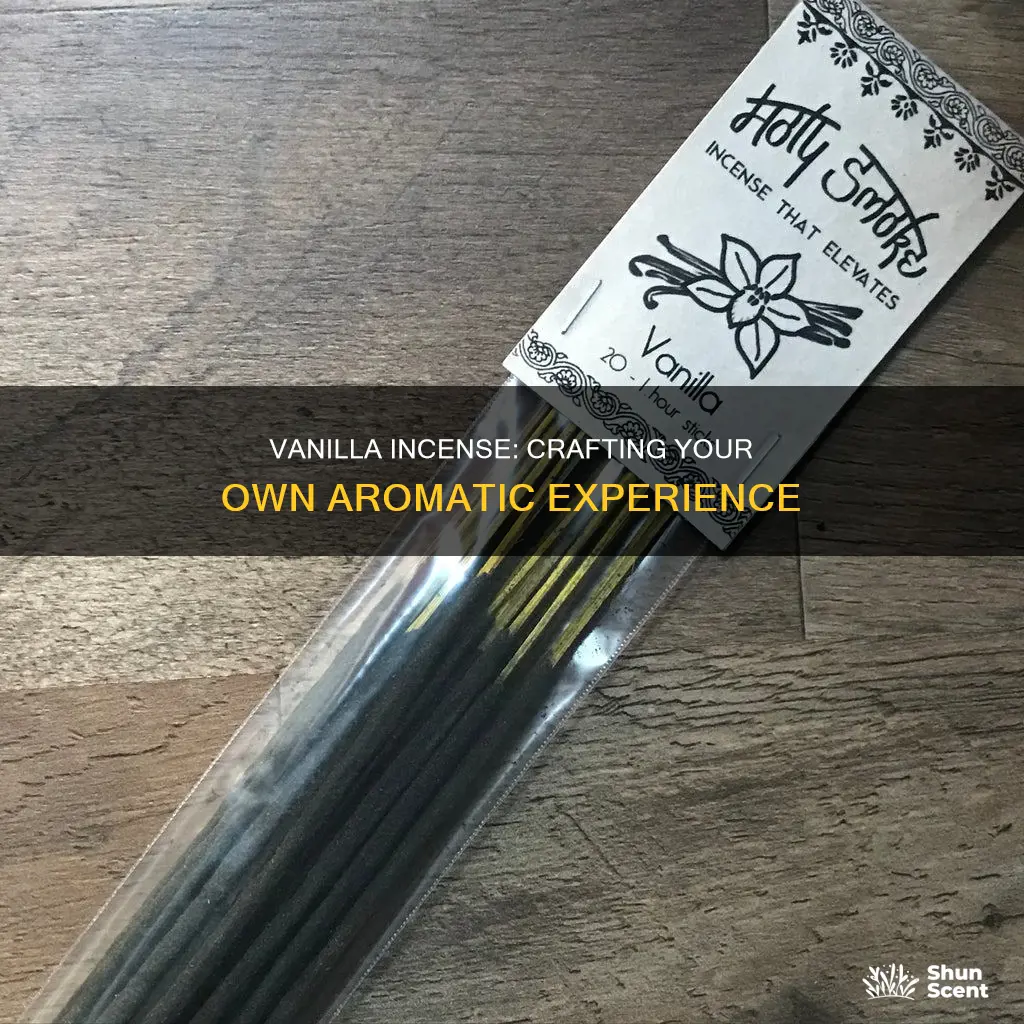 how to make vanilla incense