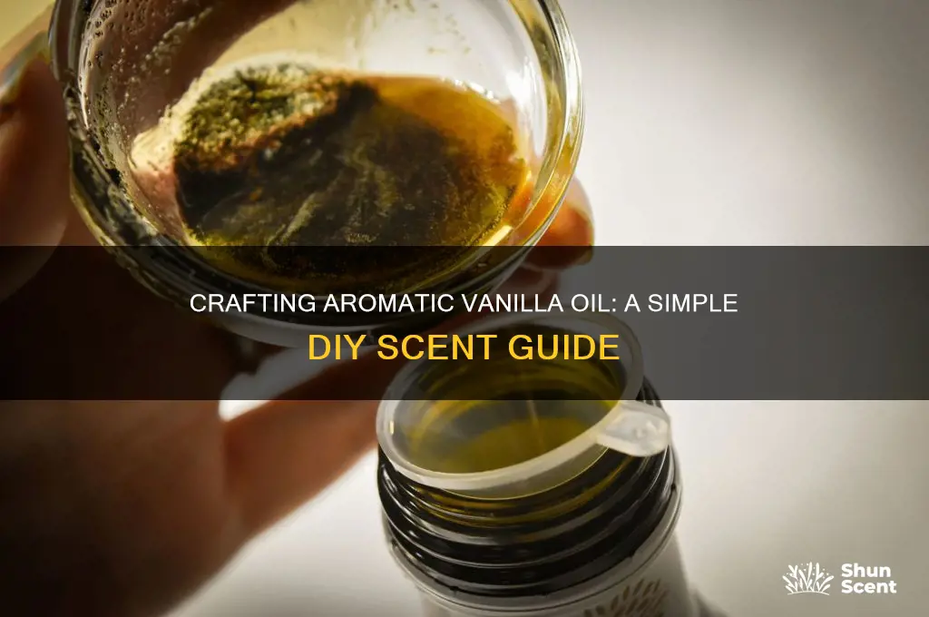 how to make vanilla oil scent