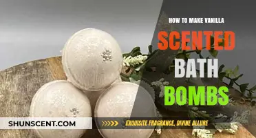 Create Luxurious Vanilla Scented Bath Bombs at Home: Easy DIY Guide