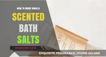 Create Relaxing Vanilla Scented Bath Salts at Home: Easy DIY Guide