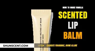 DIY Vanilla Lip Balm: Easy Homemade Recipe for Soft Lips