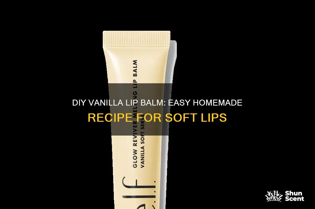 how to make vanilla scented lip balm