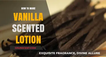 Crafting Luxurious Vanilla Scented Lotion: A Simple DIY Guide