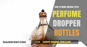 Creating Vintage Perfume Dropper Bottles at Home