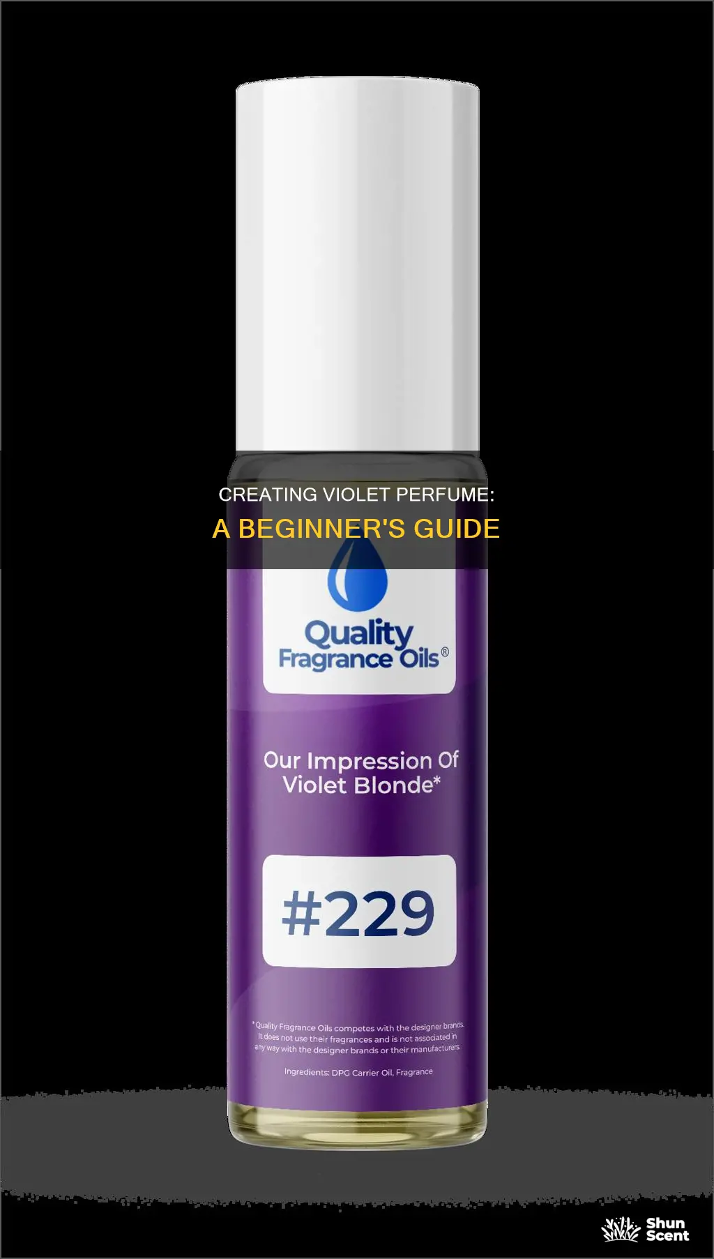 how to make violet perfume