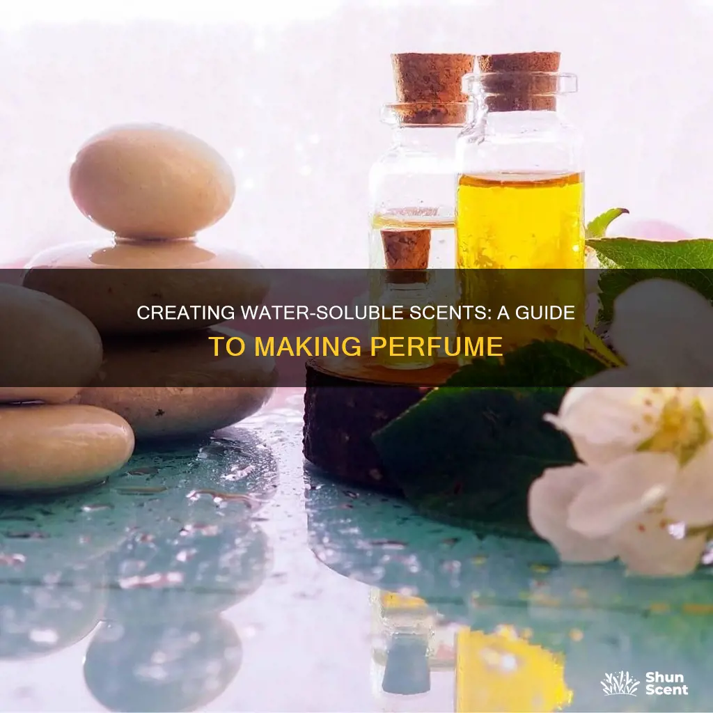 how to make water soluble perfume