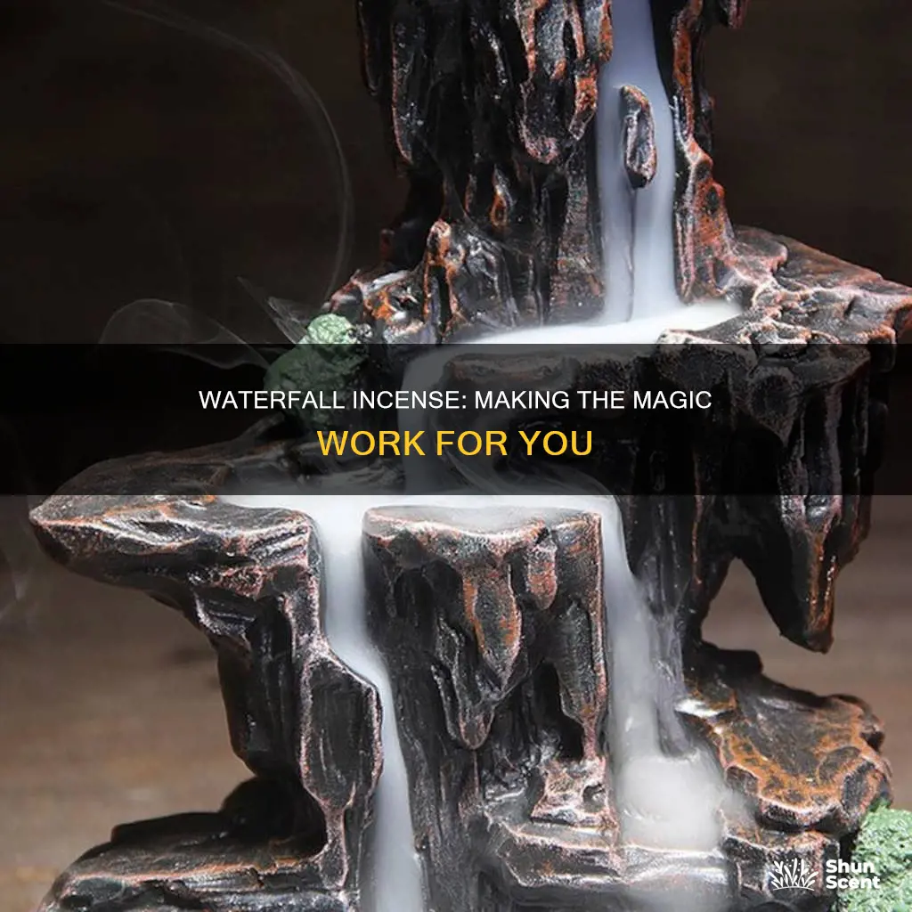 how to make waterfall incense work
