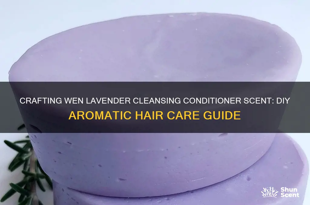 how to make wen lavender cleansing conditioner scent