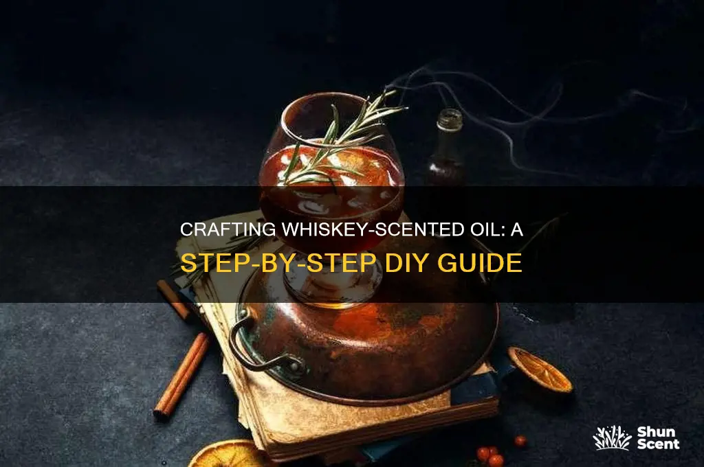 how to make whiskey scented oil