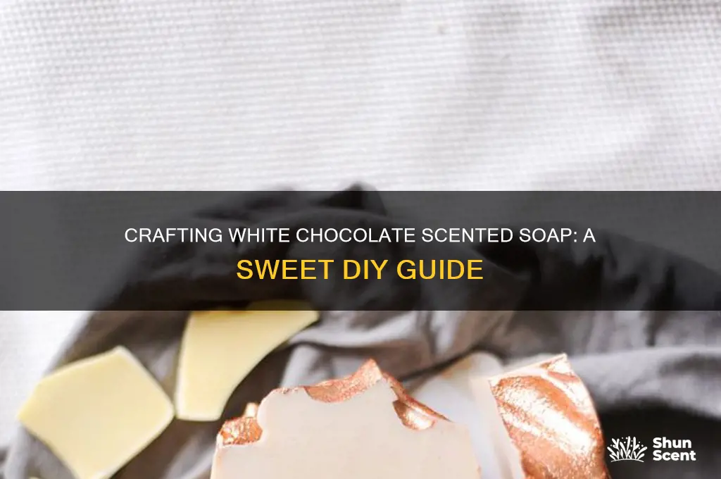 how to make white chocolate scented soap