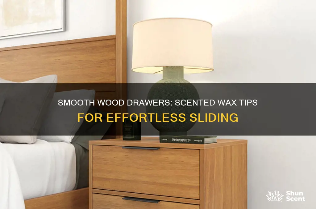 how to make wood drawers slide smoothly scented wax