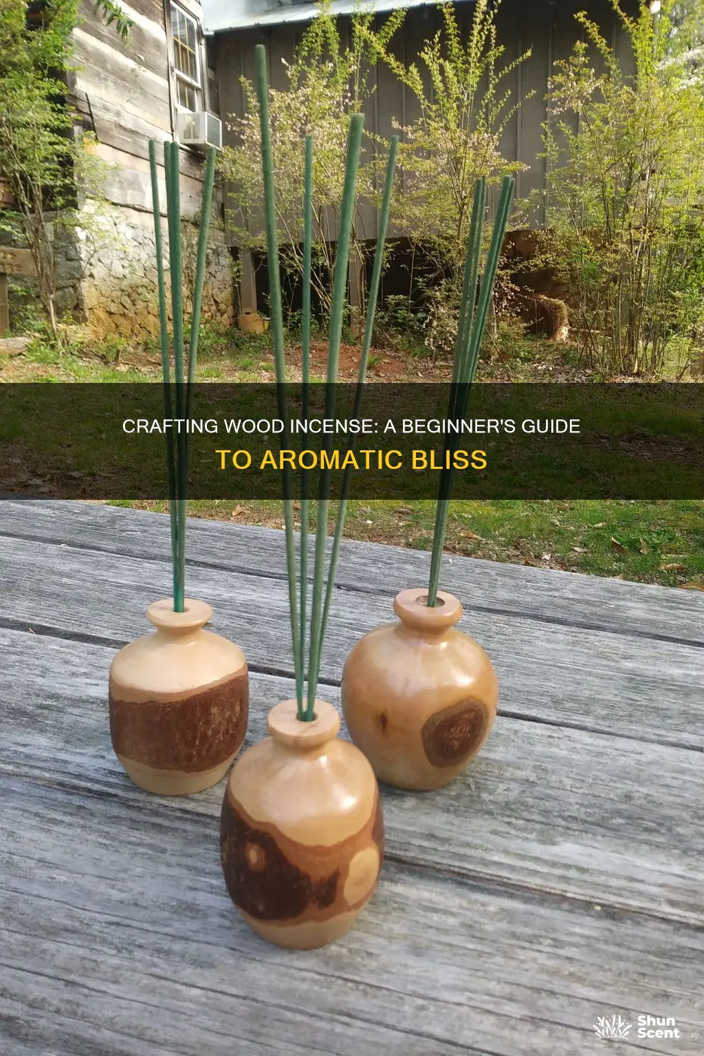 how to make wood incense