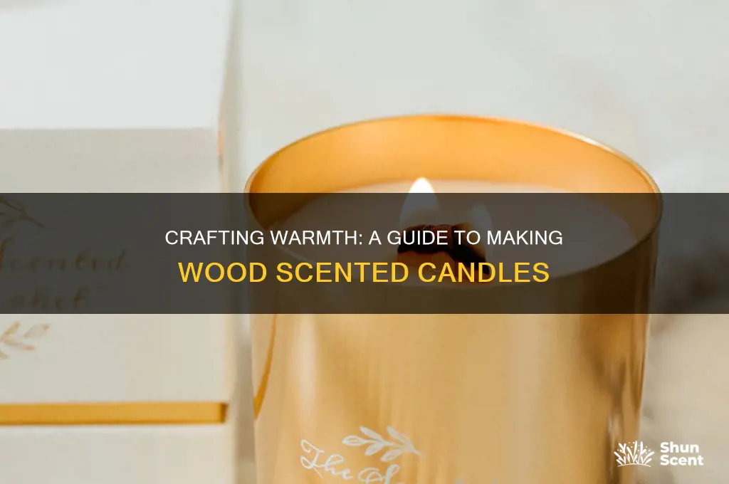 how to make wood scented candles