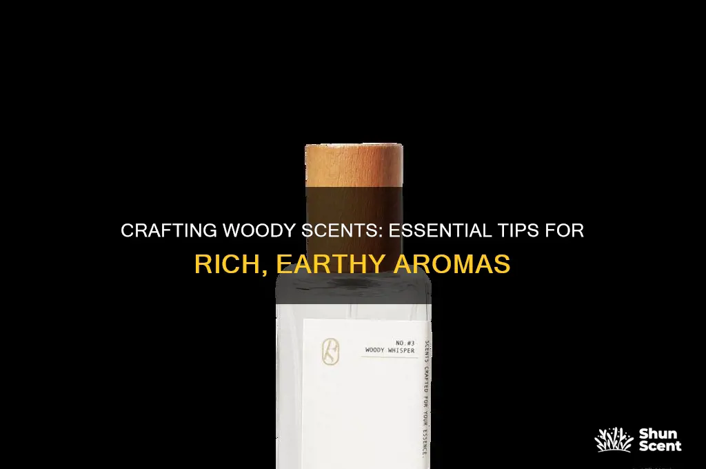 how to make woody scent