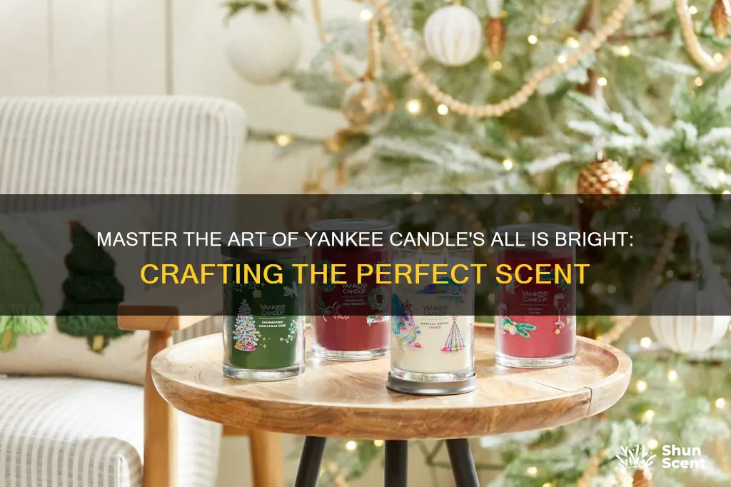 how to make yankee candle all is bright fragrance scent