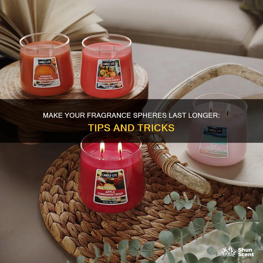 how to make yankee candle fragrance spheres last longer