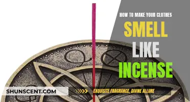 Make Your Wardrobe Smell Divine with Incense