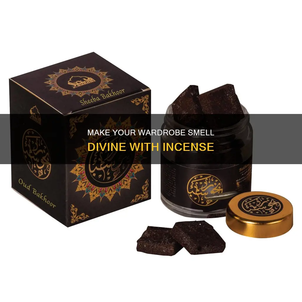 how to make your clothes smell like incense