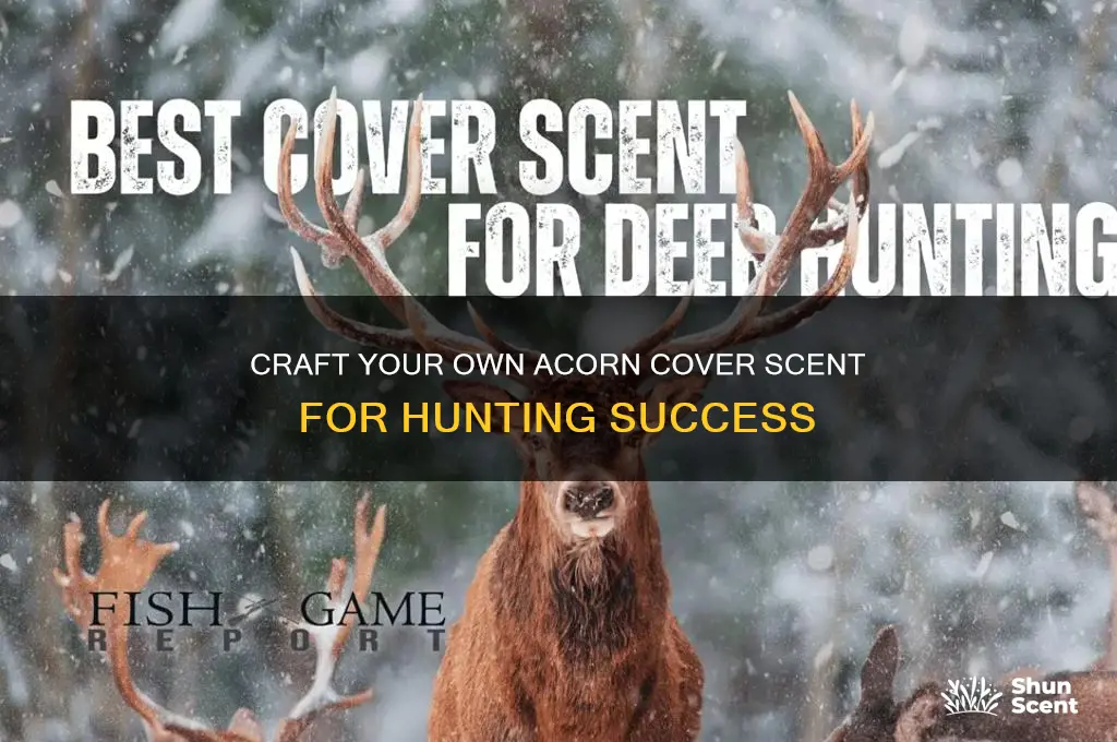 how to make your own acorn cover scent