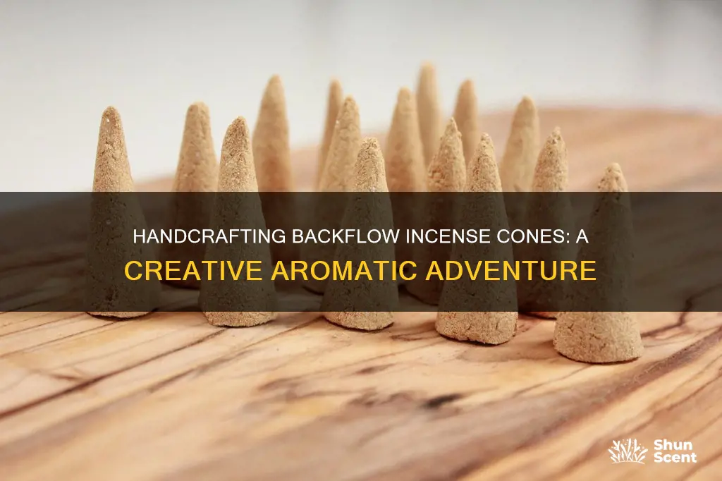 how to make your own backflow incense cones
