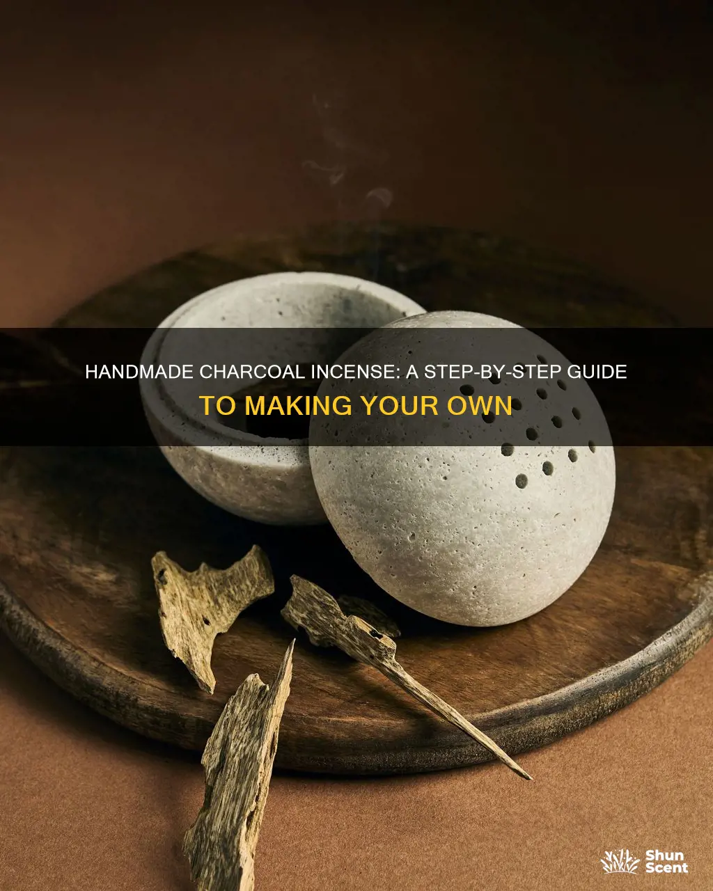 how to make your own charcoal incense