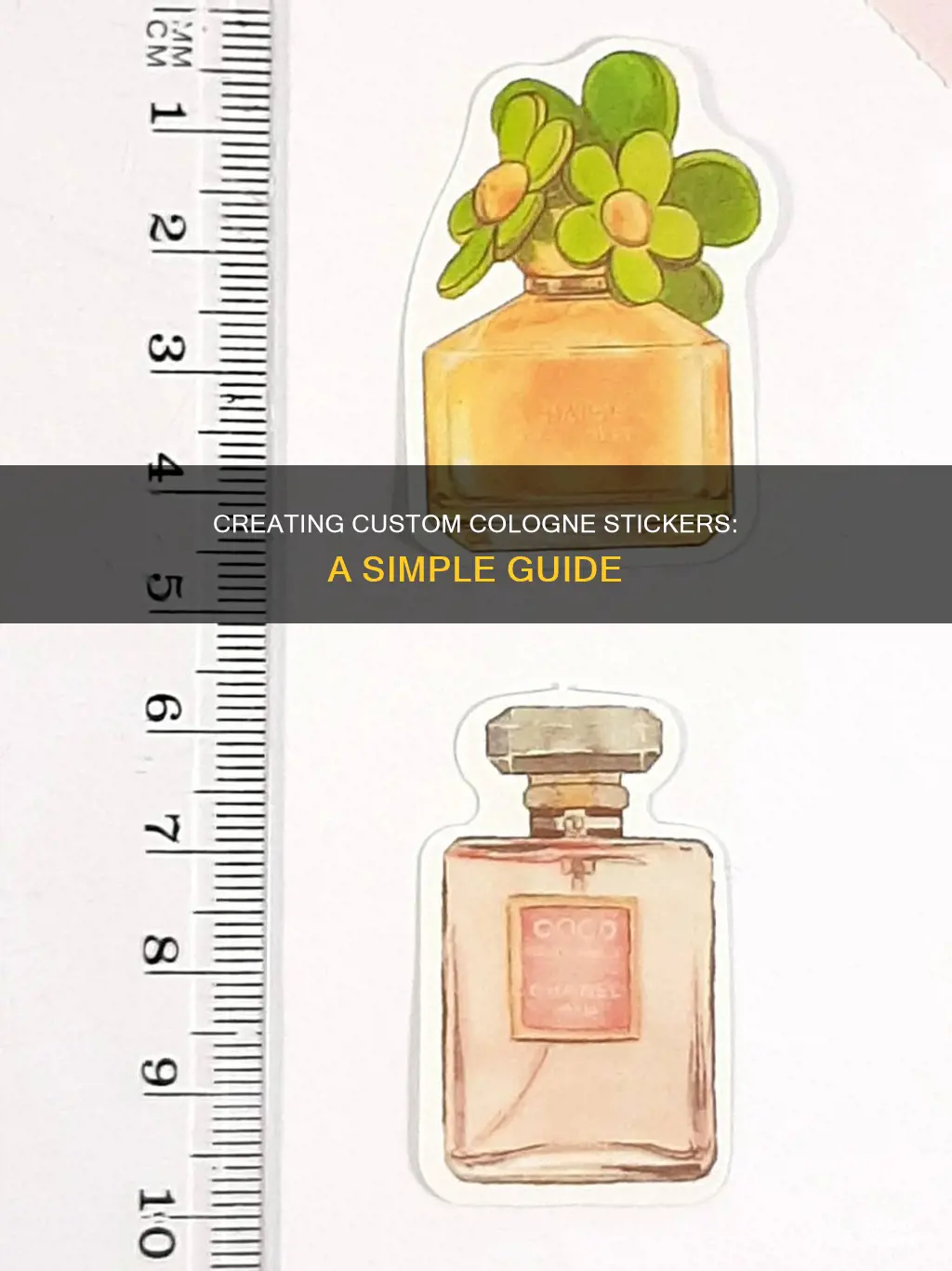 how to make your own cologne sticker