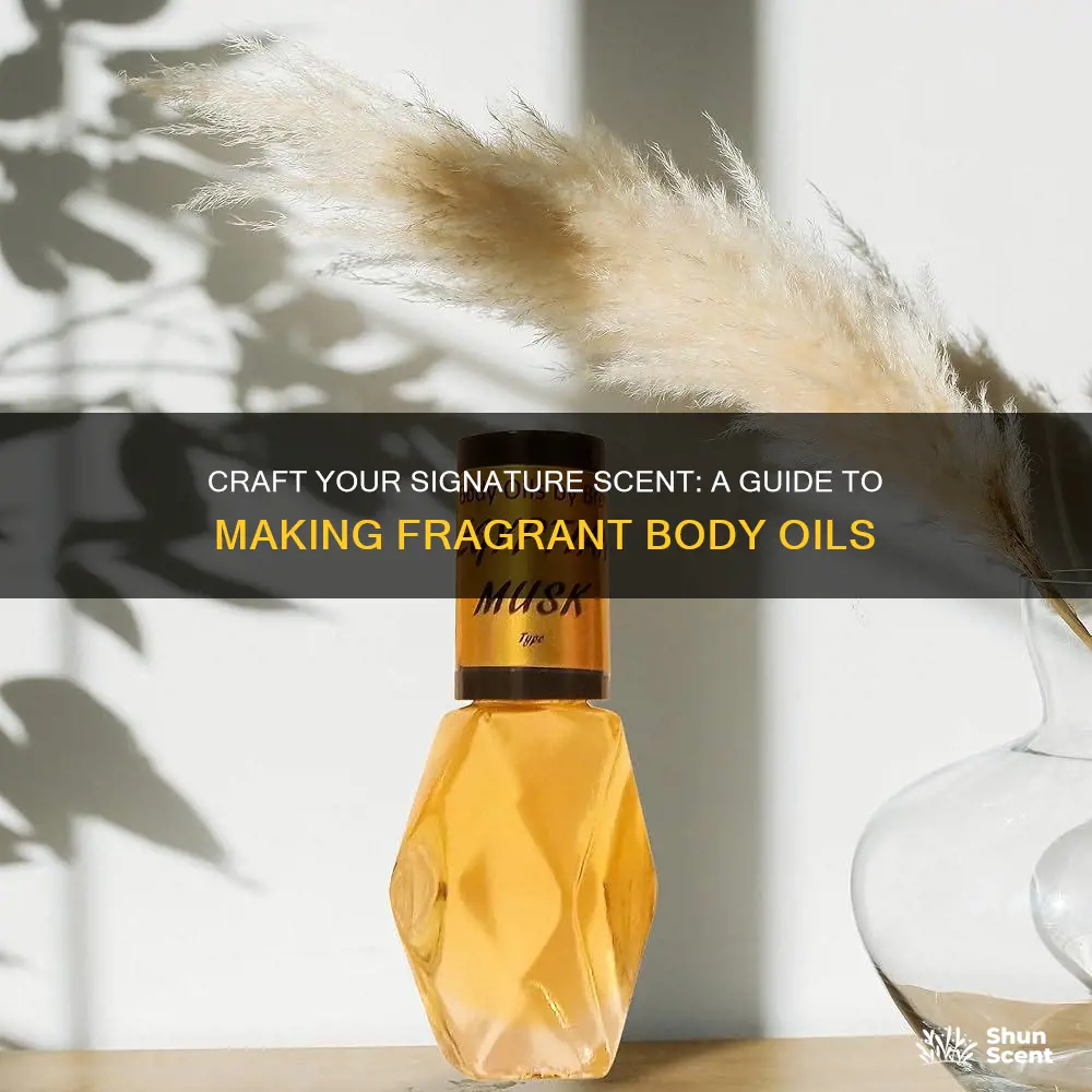 how to make your own fragrance body oil