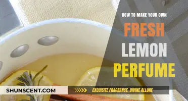 Creating a Natural Lemon Perfume at Home