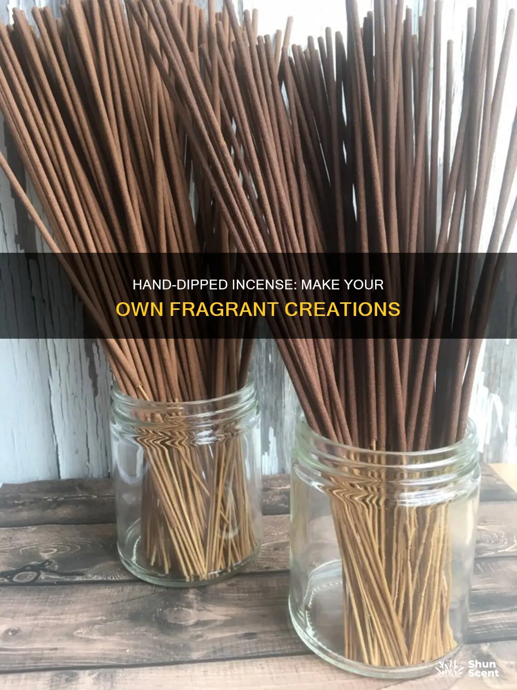 how to make your own hand dipped incense