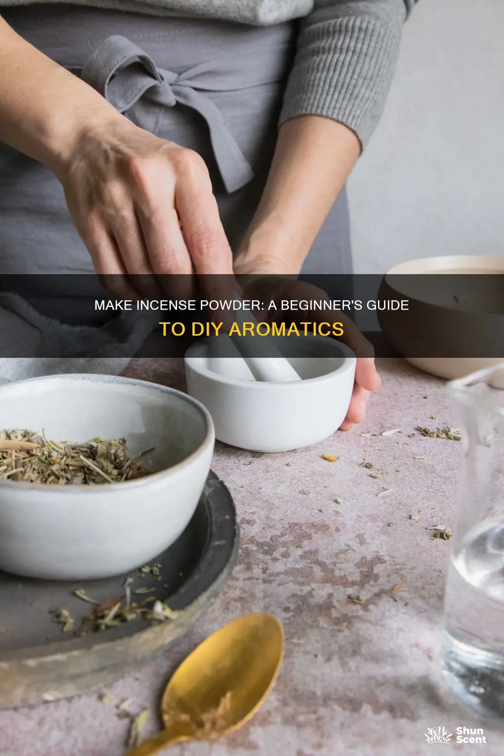 how to make your own incense powder